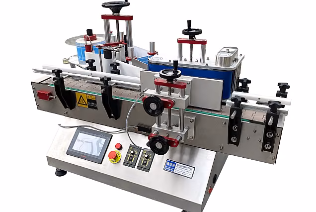 Automatic Round Bottle Labeling Machine with Date coder