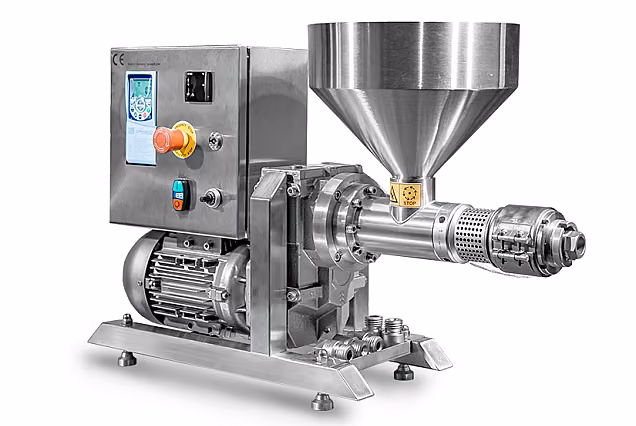 Hot & Cold Oil Press – 25 kg/h - Inox