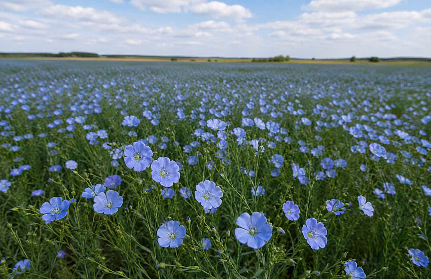 Blue Field, Golden Seed - Growing Flax and the Craft of Pressing Linseed Oil